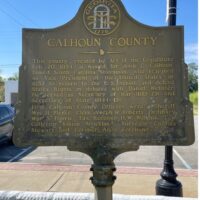 Photo of Calhoun County Historical Marker