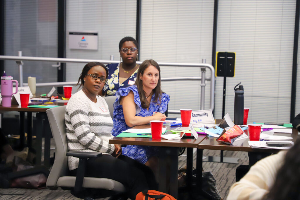 Students, faculty, staff and community members learn about MCH LEEDs program